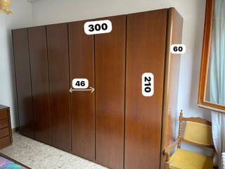 Camera da Letto Matrimoniale in Legno Massello