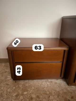 Camera da Letto Matrimoniale in Legno Massello