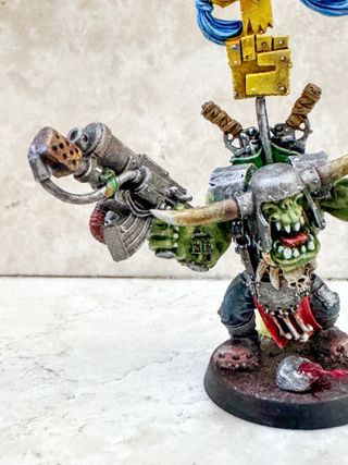 Warhammer 40K Ork WarBoss Attack Squig