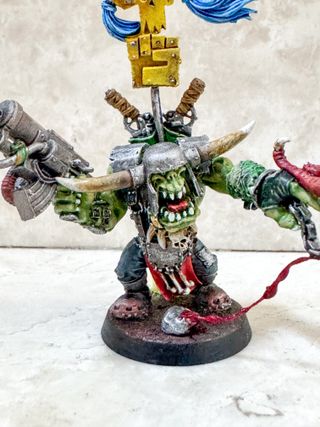 Warhammer 40K Ork WarBoss Attack Squig