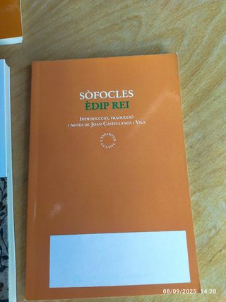 Libros de texto y lectura de latin y griego