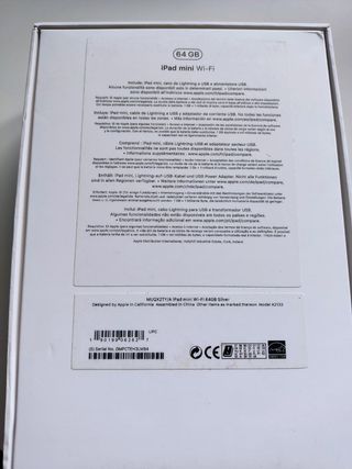 Apple iPad mini 5 Blanco como nuevo