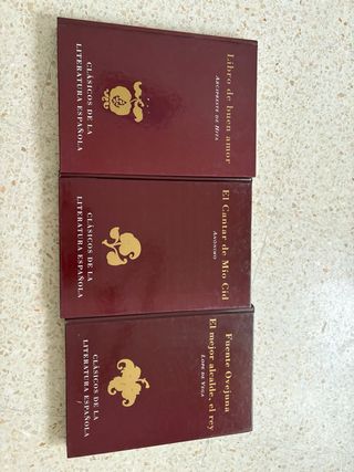 3 LIBROS: Clásicos de la literatura española:
