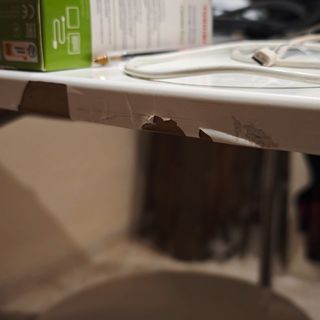 Mesa comedor blanca grande 230x110cm