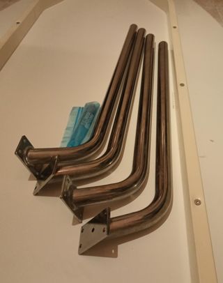 Mesa comedor blanca grande 230x110cm