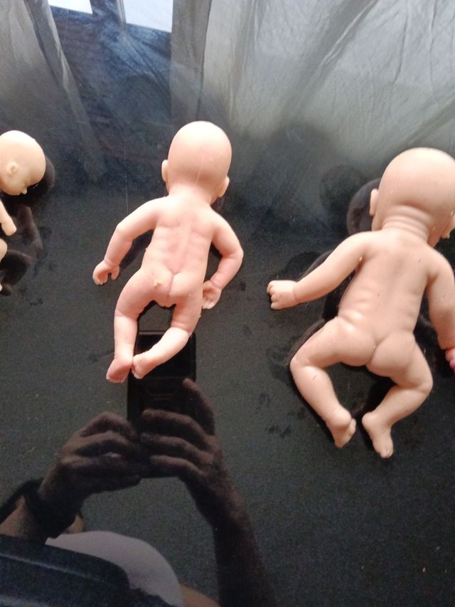 Lote 4 Muñecas Bebé Silicona Realista auténticas