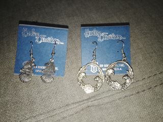 Pendientes Harley-Davidson Águila Plata