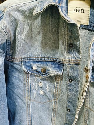 REBEL Giacca di jeans blu taglia L