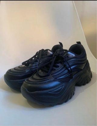 Zapatos negros plataforma