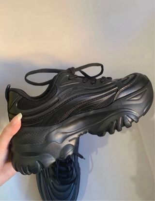 Zapatos negros plataforma