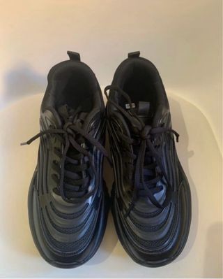 Zapatos negros plataforma