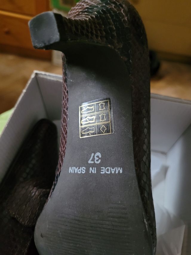 Zapatos Angela Sala  serpiente