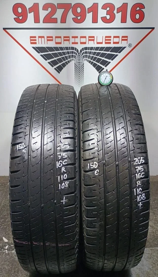 205 75 16C R MICHELIN RUEDA AL 90% VIDA UTIL