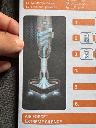 Filtro y cepillo aspiradora Rowenta Air Force