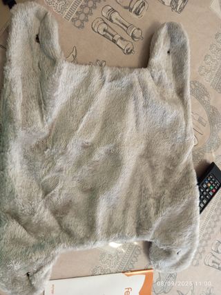 Torre per gatti beige e grigia