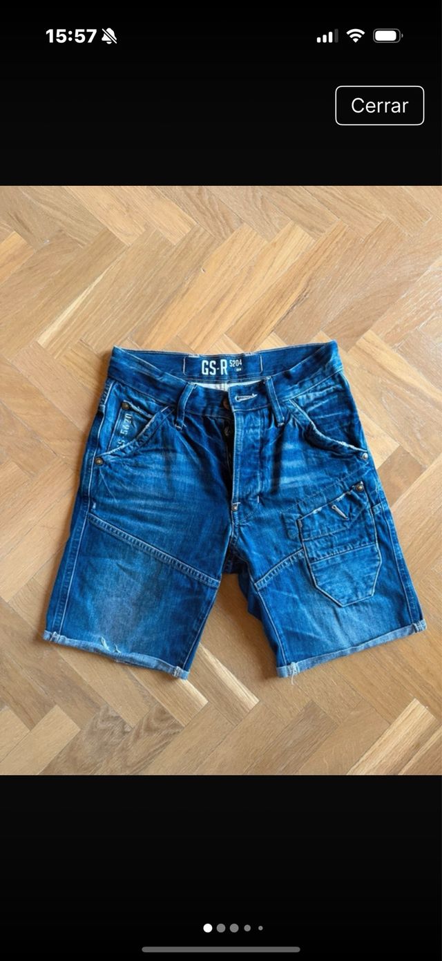 Pantalón corto G-Star RAW azul