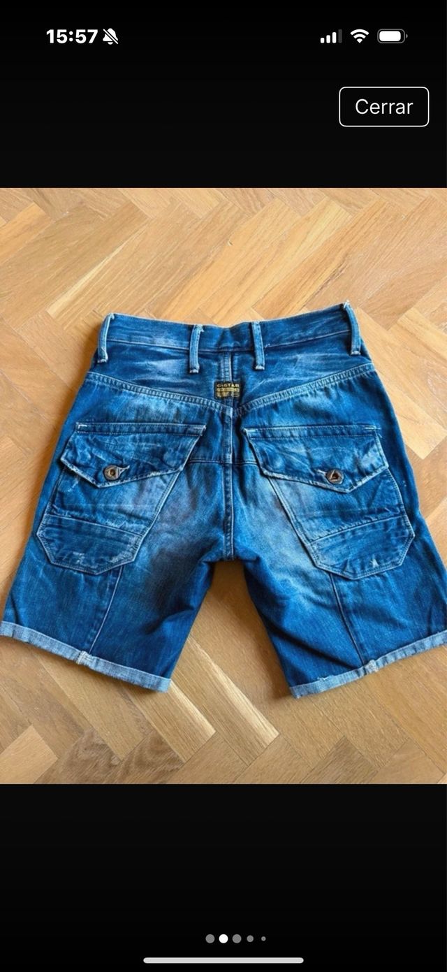 Pantalón corto G-Star RAW azul