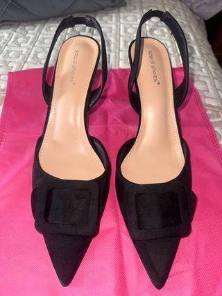 Zapatos de tacón negros Ideal Shoes talla 40
