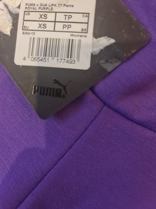 Pantalones Acampanados Puma x Dua Lipa Morado XS