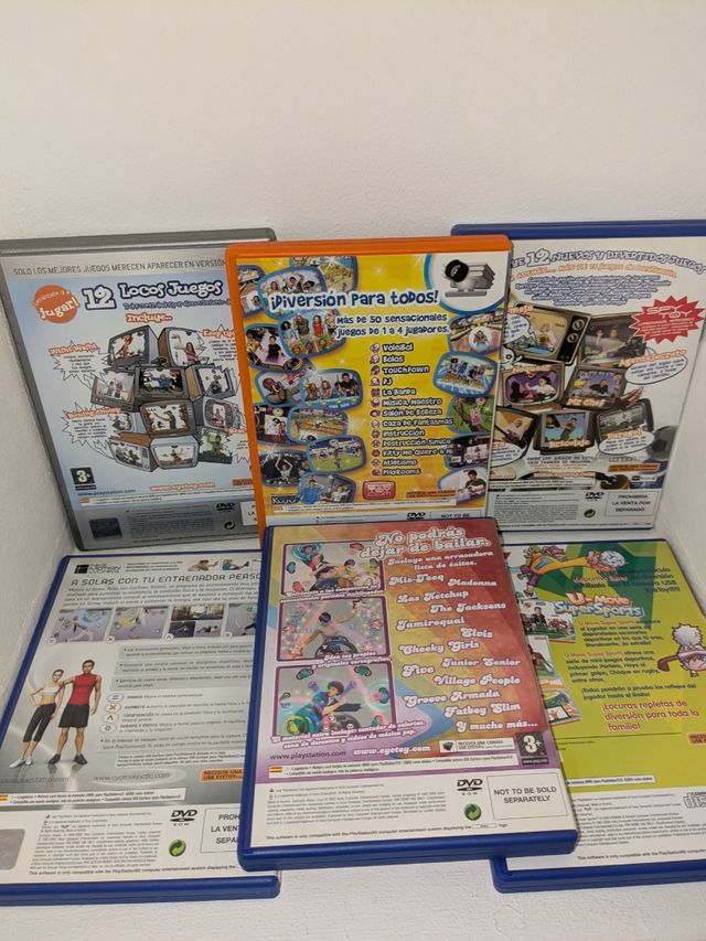 Lote de juegos EyeToy para PS2