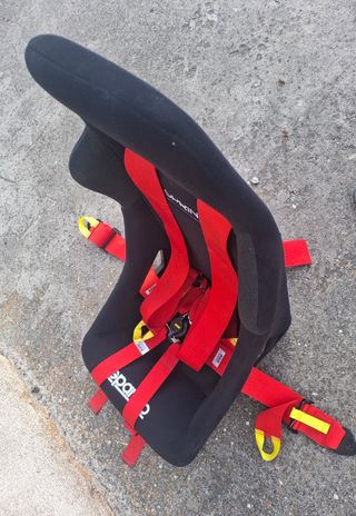 Asiento Sparco Sprint FIA + Arnés RRS FIA