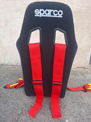 Asiento Sparco Sprint FIA + Arnés RRS FIA