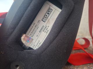 Asiento Sparco Sprint FIA + Arnés RRS FIA