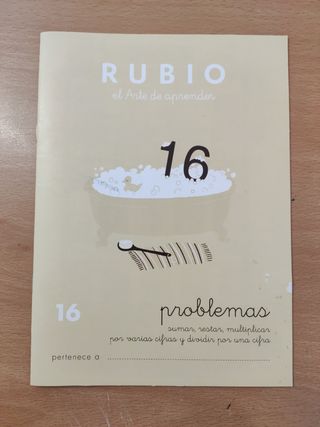 Cuadernos de operaciones rubio