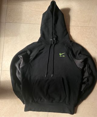 Felpa Nike Air nera e grigia nuova