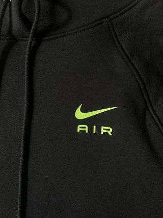 Felpa Nike Air nera e grigia nuova