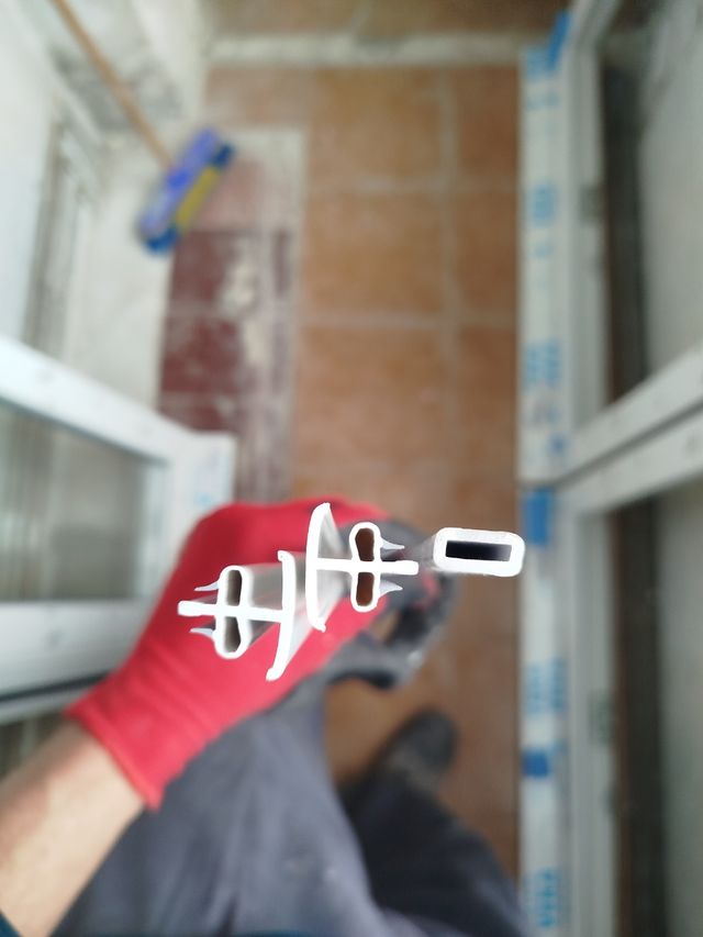 Unión PVC para ventanas