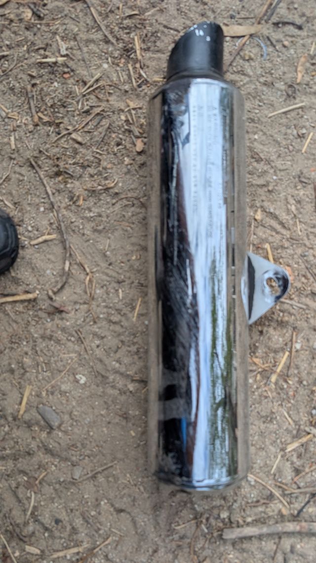 Silenciador original Hyosung comet 125cc