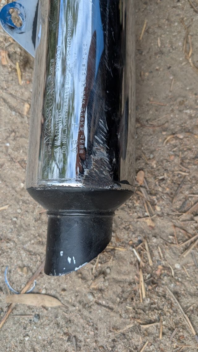 Silenciador original Hyosung comet 125cc