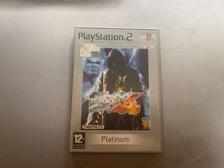 Tekken 4 PS2 Platinum CAJA Y CARÁTULA 