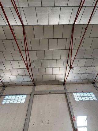 Aislante tejados fibra vidrio aluminio