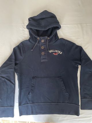 Sudadera Hollister Azul Talla L