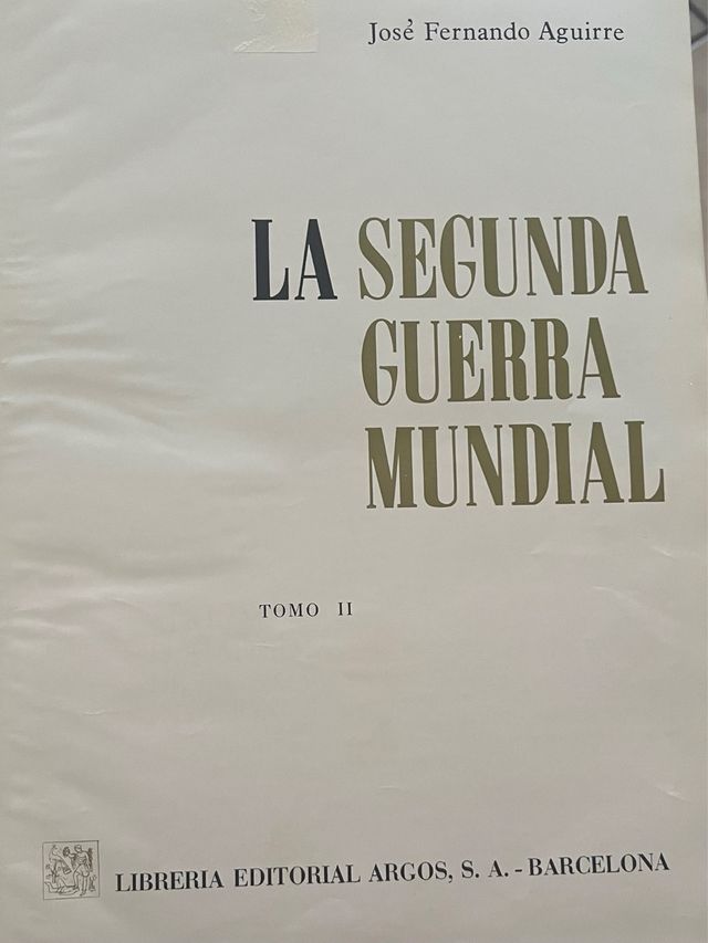 LA SEGUNDA GUERRA MUNDIAL 
