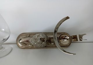 Antiguo calentador de copas de león CALIENTACOPAS