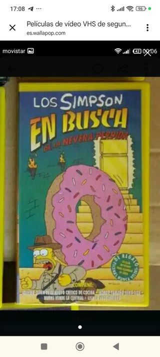 Películas VHS Los Simpsons