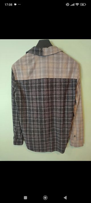 Camisa Zara bicolor talla S (ó M)