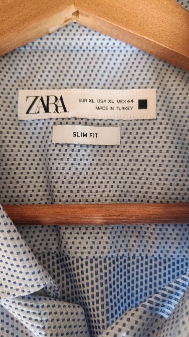 Camisa Zara Azul Talla XL