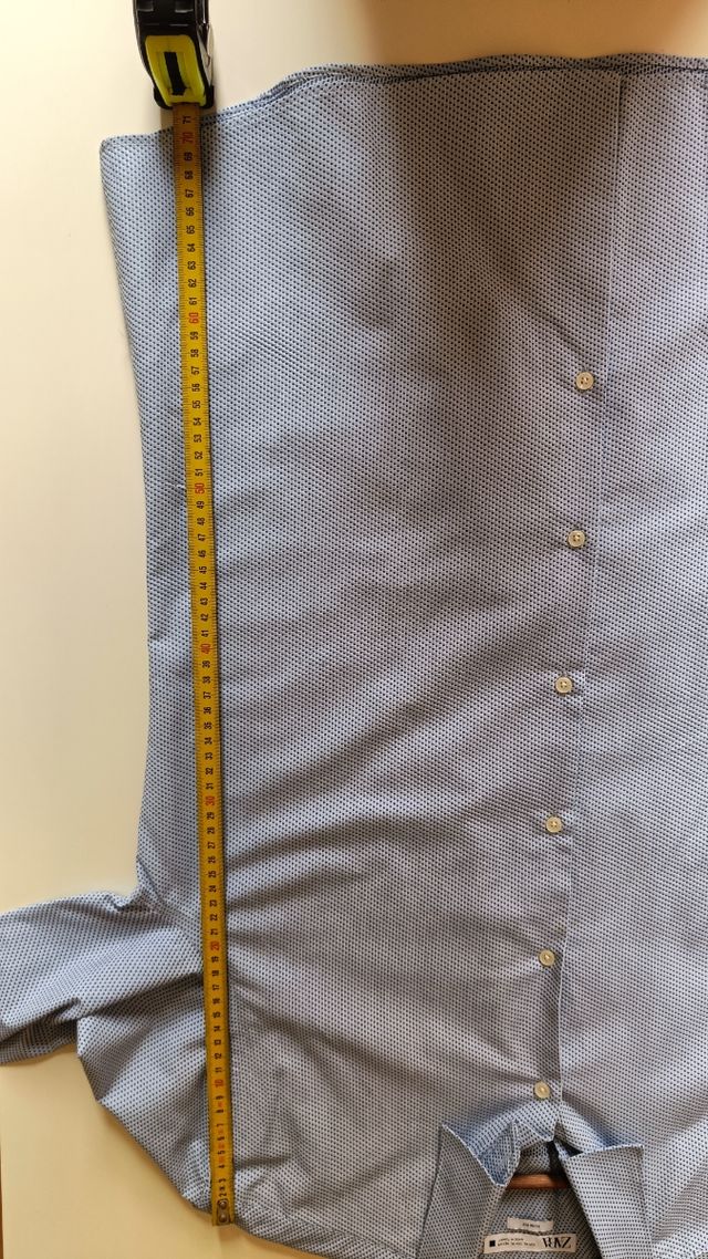 Camisa Zara Azul Talla XL