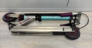 Patinete Scooter Oxelo Niños/as Verde/Morado