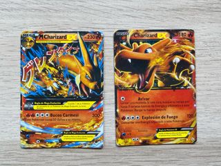 Pack Cartas Pokémon Charizard EX y Mega