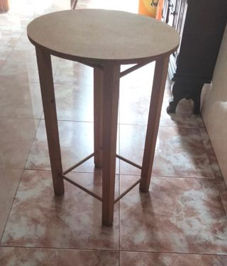 Dos Mesas camilla redondas 
de madera ULTIMOS DIAS