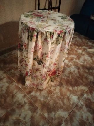Dos Mesas camilla redondas 
de madera ULTIMOS DIAS