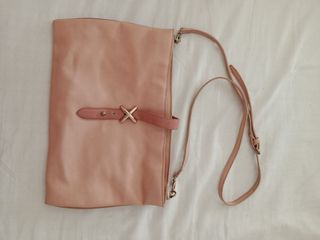 Bolso Zara Rosa Tipo Sobre