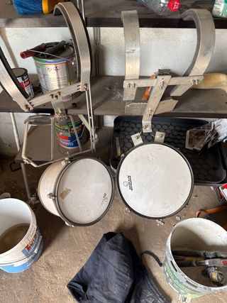 2 Tambores de banda con soportes