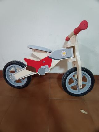 Bicicleta de madera para niñ@s