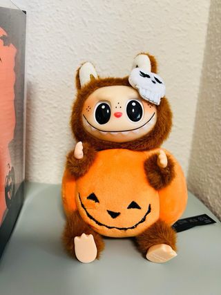 Labubu Halloween Calabaza Peluche Colgante